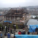 棟上完了 兵庫県川西市に移築しました。